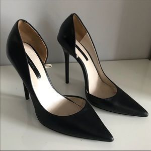 ZARA sexy stiletto heels with side cut out